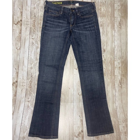 J. Crew Matchstick Dark‎ Wash Bootcut Jeans 26 - Picture 2 of 6